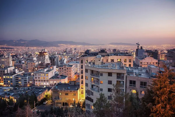 Tehran at night, Tehran — Stock Photo, Image