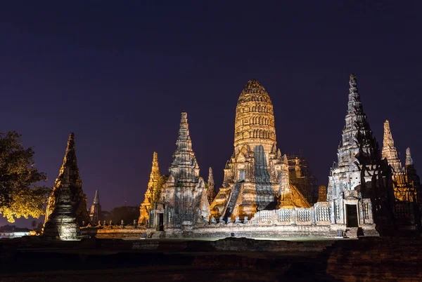 Wat Chai Watthanaram tempel — Stockfoto