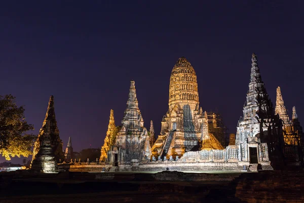 Wat chaiwatthanaram templo — Fotografia de Stock