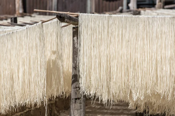 Pasta di riso fatta in casa — Foto Stock