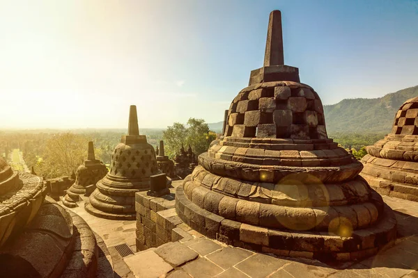 Buddist ναός Borobudur συγκρότημα — Φωτογραφία Αρχείου