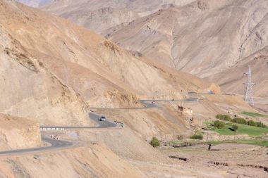 Fotula Pass Srinagar ve Leh içinde Jammu ve Keşmir, Hindistan arasındaki yolda