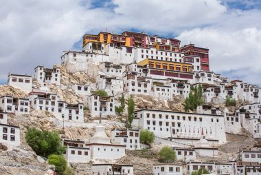 Thiksey Monastery in Ladakh, India. clipart