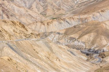 Namikala Pass Srinagar ve Leh içinde Jammu ve Keşmir, Hindistan arasındaki yolda