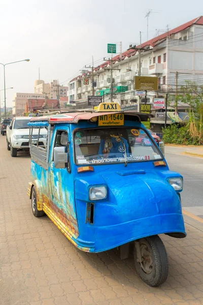 Ayutthaya Thailand März 2017 Vintage Tuk Tuk Taxi Historischen Park — Stockfoto