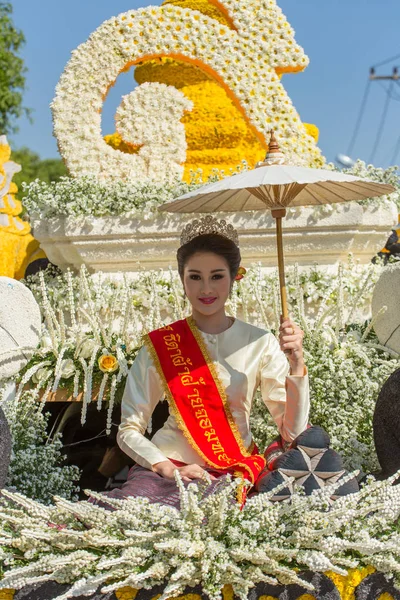 Chiang Mai Tayland Şubat 2017 Geçit Arabalar Yıldönümü Chiang Mai — Stok fotoğraf