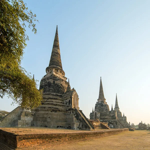 Wat Phra Sanphet Tempel Ayutthaya Historisch Park Thailand — Stockfoto