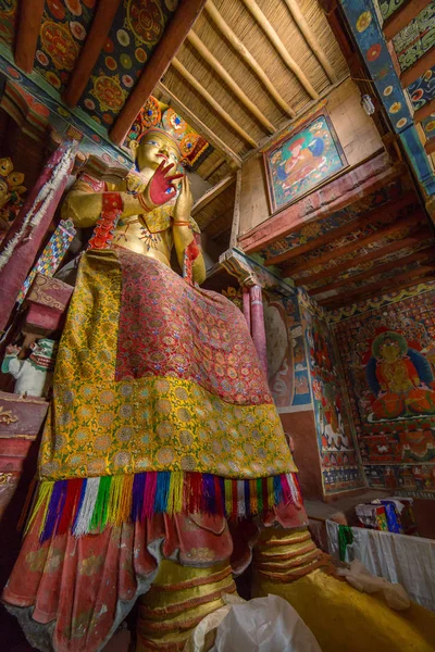 Maitreya Buddha Basgo Gompa Maitreya Tempel Ladakh Indien — Stockfoto