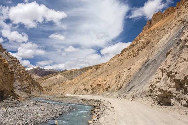 Parte Leh Manali Carretera Ladakh Norte India — Foto de Stock