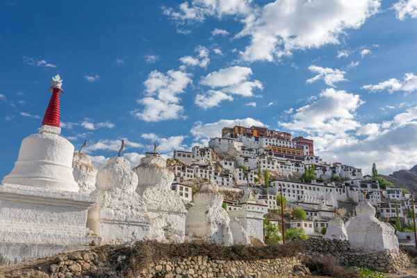 Thiksey Monastery in Ladakh, India.