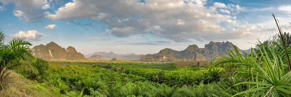 Mooi tropisch landschap in Khao Sok National Park, Thailand — Stockfoto