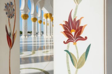 Şeyh Zayed Ulu Cami Abu Dabi, Birleşik Arap Emirlikleri. 