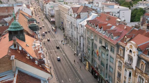 Paisagem urbana de Sarajevo no verão, BIH — Vídeo de Stock