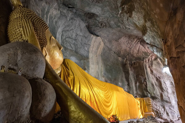 Reclining Buddha in Prachuap Khiri Khan, Thailand