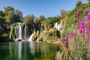 Kravica waterfall on Trebizat river, Bosnia and Herzegovina clipart