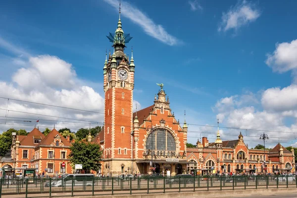 Gdansk Glowny is the main railway station in Gdansk, Poland — Stock Photo, Image