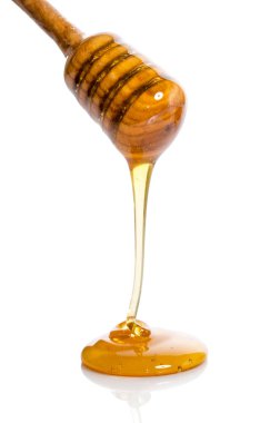 Tahta bir baldan damlayan bal