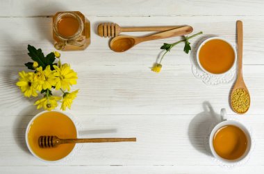 Arı ürünleri ahşap tablo