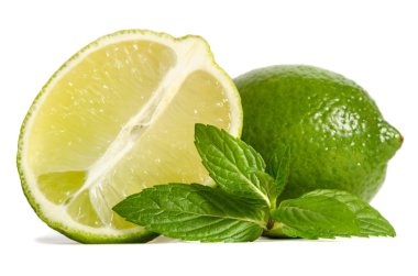  bir kireç ile Sulu kireç yarısı nane yaprakları 