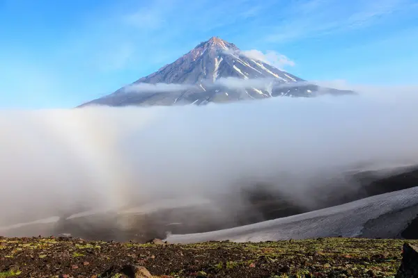 Koryaksky vulkaan in de Kamchatka. — Stockfoto