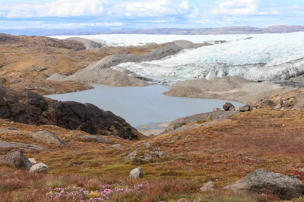 Grönlands glaciär smältning — Stockfoto