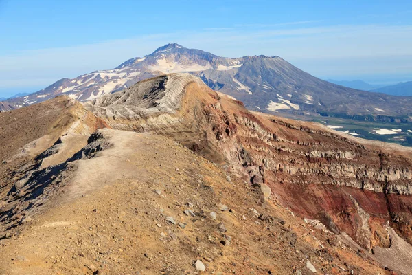 Goreliy Volcano Kamchatka Russia — Stock Photo, Image