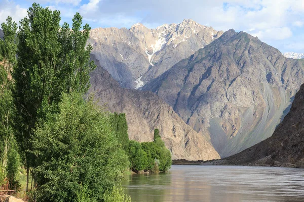 Řeka Pyanj Tádžicko Afghánské Hranici — Stock fotografie