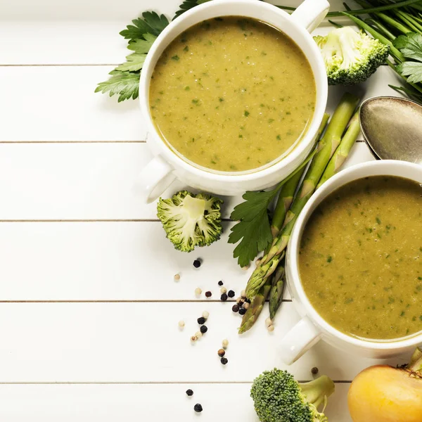 Vegetable cream soup — Stock Photo, Image