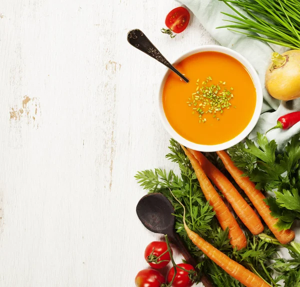 Gemüsecremesuppe — Stockfoto