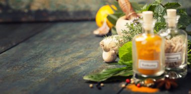 otlar ve baharatlar seçimi