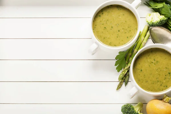 Gemüsecremesuppe — Stockfoto