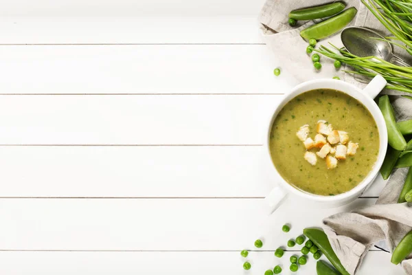 Soupe à la crème de légumes — Photo