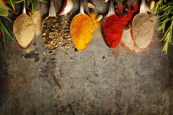 Herbs and spices selection — Stock Photo, Image