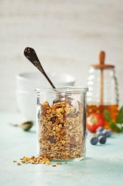 Ev yapımı granola Kahvaltı