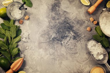 Mojito kokteyl malzemeler