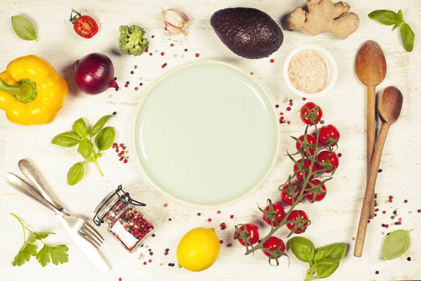 Gesunde Ernährung Hintergrund — Stockfoto