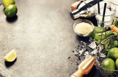 Mojito kokteyl malzemeler