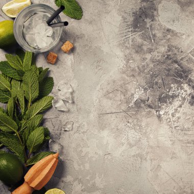 Mojito kokteyl malzemeler