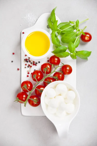 Caprese 샐러드 재료 — 스톡 사진