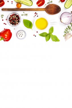 Pişirmek için taze malzemeler