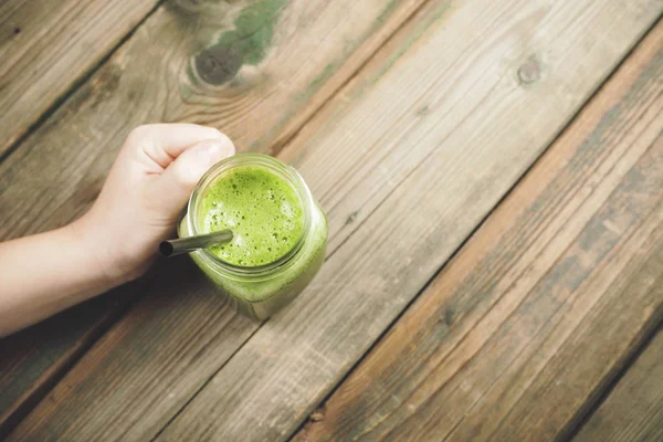 Grüner Smoothie — Stockfoto