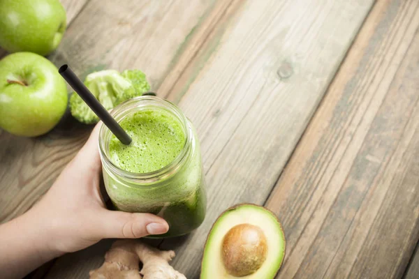 Green smoothie — Stock Photo, Image