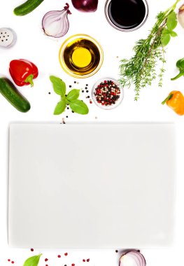 Pişirmek için taze malzemeler