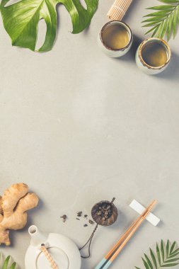 Asya gıda arka plan 