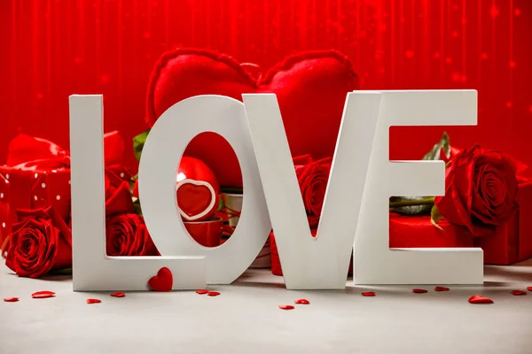 Dia dos Namorados e conceito de amor — Fotografia de Stock