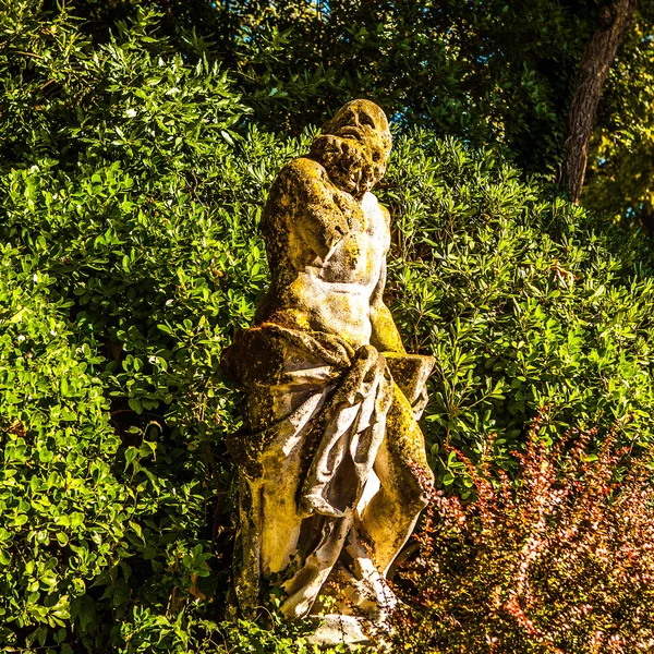 VENECIA, ITALIA - 19 DE AGOSTO DE 2016: Famosas estatuas y esculturas de Venecia en la histórica ciudad del norte de Italia el 19 de agosto de 2016 en Venecia, Italia . — Foto de Stock