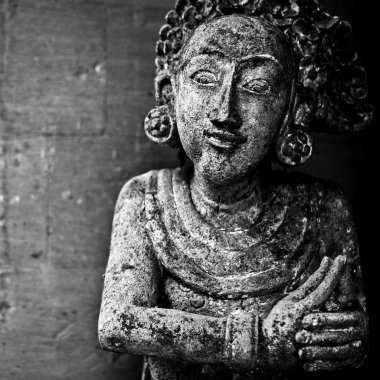 Antik heykel fotoğrafı.