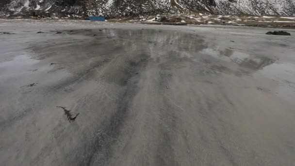 Isole Lofoten. Bellissimo paesaggio primaverile norvegese. Video HD . — Video Stock