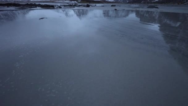 Lofoten Adaları. Güzel Norveç bahar manzara. HD ayak. — Stok video
