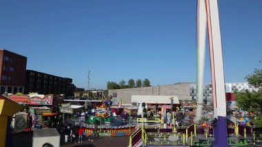 Amsterdam, Hollanda - 25 Mayıs 2017: Platform Hollanda'nın Amsterdam Arena alan konumlar. HD ayak.